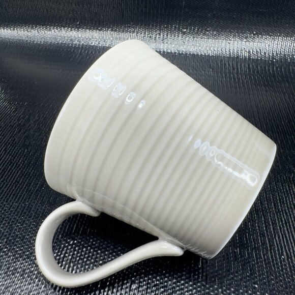 Royal Doulton Gordon Ramsay Maze Coffee Cup Mug Beige Brown Set 2 Mugs Cups VTG - Picture 6 of 13